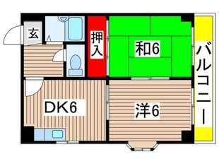 プリムロ－ズ嵯峨の物件間取画像